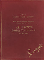BROWN, PANAMA AL SOUVENIR PROGRAM (1932-LUIGI QUADRINI FIGHT)