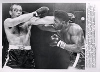 PATTERSON, FLOYD-INGEMAR JOHANSSON III WIRE PHOTO (1961-3RD ROUND)