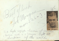 MORGAN, TOD PENCIL SIGNATURE