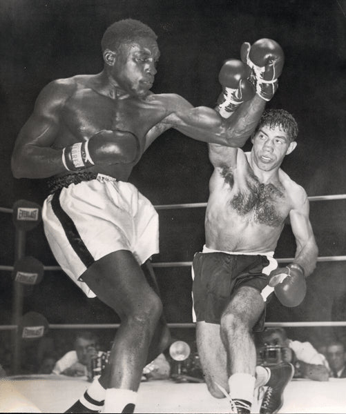 CARTER, JIMMY-PADDY DEMARCO WIRE PHOTO (1954-4TH ROUND)
