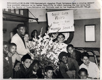 PATTERSON, FLOYD WIRE PHOTO (1958-DURING TRAINING FOR HARRIS)