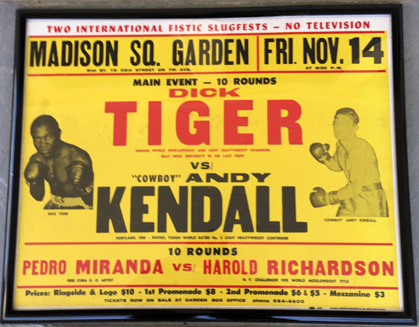 TIGER, DICK-ANDY KENDALL ON SITE POSTER (1969)