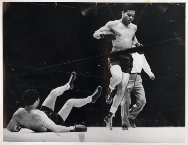 LOUIS, JOE-MAX SCHMELING II WIRE PHOTO (1938)