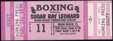 LEONARD, SUGAR RAY-FERNAND MARCOTTE FULL TICKET (1979-PSA/DNA NM 7)