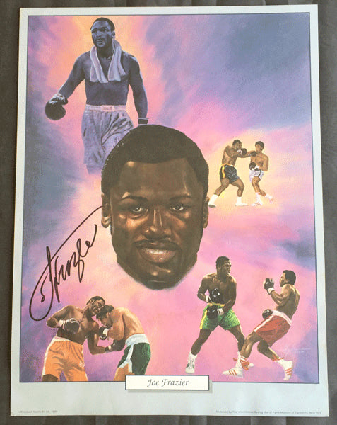 FRAZIER, JOE SIGNED LITHOGRAPH