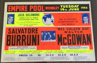 MCGOWAN, WALTER-SALVATORE BURRUNI ON SITE POSTER (1966)