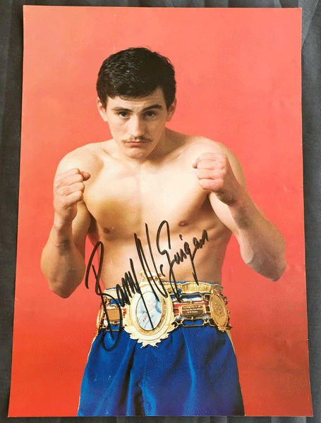 MCGUIGAN, BARRY SIGNED PHOTO POSTER