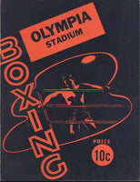 LOUIS, JOE-OMELIO AGRAMONTE OFFICIAL PROGRAM (1951)