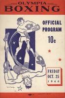 LAMOTTA, JAKE-O'NEILL BELL OFFICIAL PROGRAM (1946)