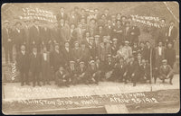 FLYNN, "FIREMAN" JIM TRAINING CAMP REAL PHOTO POSTCARD (1912-TRAINING FOR JACK JOHNSON)