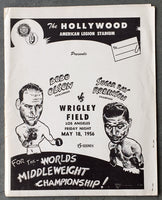 ROBINSON, SUGAR RAY-CARL "BOBO" OLSON PRESS KIT (1956)