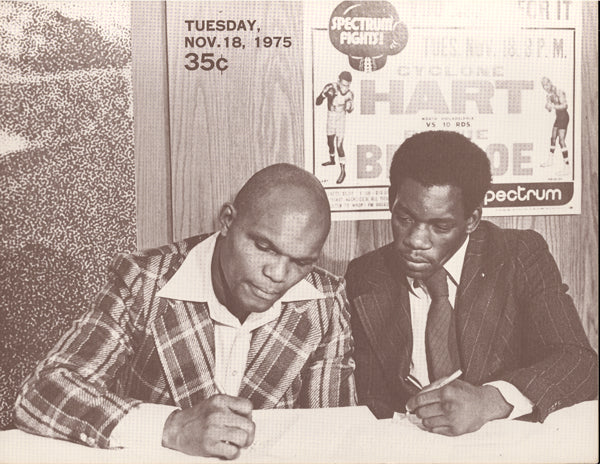 BRISCOE, BENNIE-EUGENE "CYCLONE" HART OFFICIAL PROGRAM (1975)