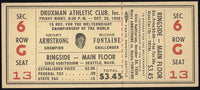 ARMSTRONG, HENRY-RICHIE FONTAINE FULL TICKET (1939-PSA/DNA EX-MT 6)