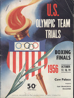 1956 OLYMPIC BOXING TEAM TRIALS OFFICIAL PROGRAM