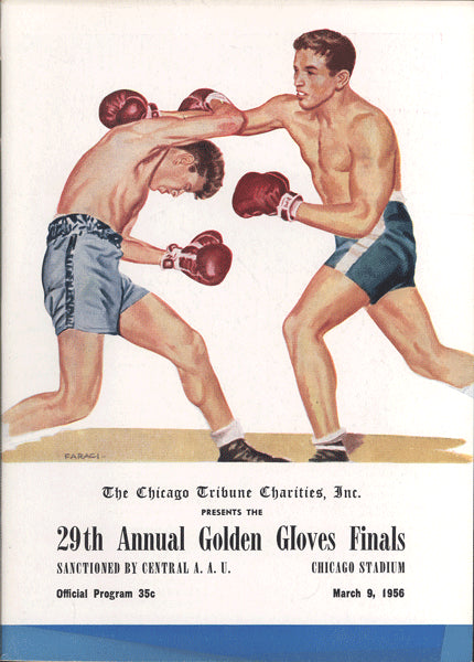 1956 GOLDEN GLOVES FINALS (TERRELL, RADEMACHER)