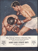CLAY, CASSIUS GOLDEN GLOVES INTERCITY BOUTS OFFICIAL PROGRAM