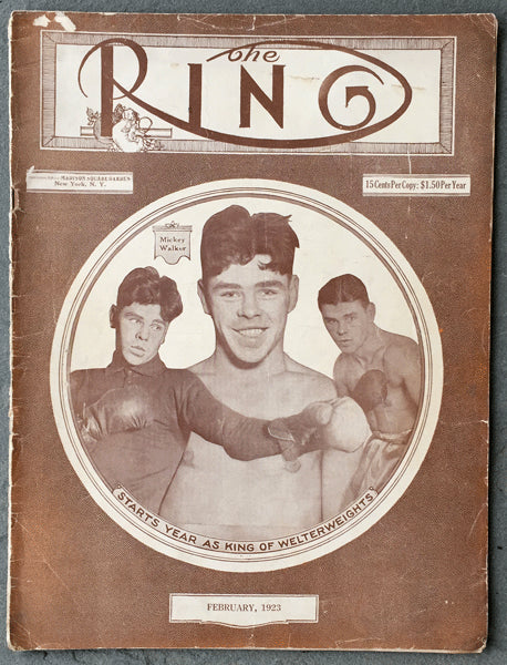 RING MAGAZINE FEBRUARY 1923 (2ND YEAR)