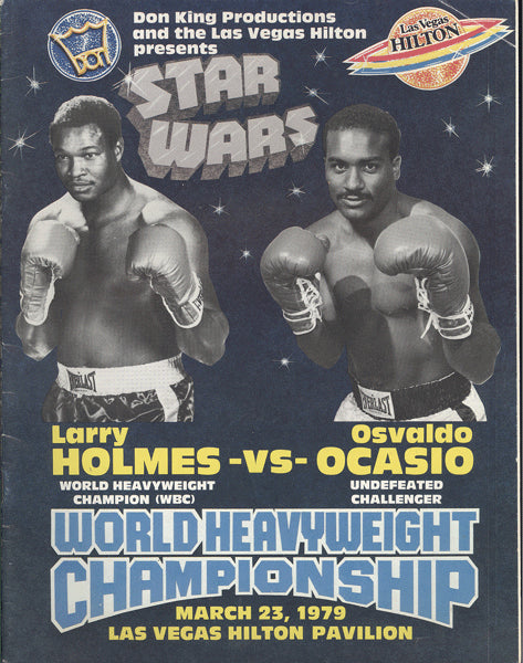 HOLMES, LARRY-OSSIE OCASIO OFFICIAL PROGRAM (1979)