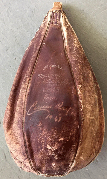 CLAY, CASSIUS VINTAGE SIGNED SPEED BAG (1963)