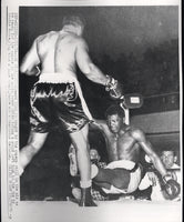 MOORE, ARCHIE-HOWARD KING WIRE PHOTO (1956-9TH ROUND)