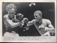 LOGART, ISAAC-VIRGIL AKINS WIRE PHOTO (1955-8TH ROUND)