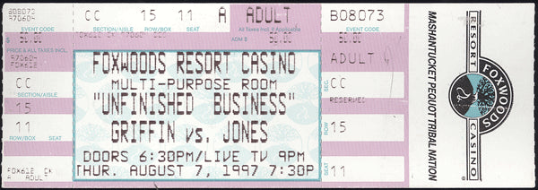 JONES, JR., ROY-MONTEL GRIFFIN II FULL TICKET (1997)