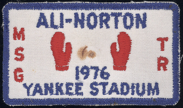 ALI, MUHAMMAD-KEN NORTON III SOUVENIR PATCH (1976)