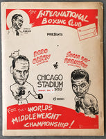 ROBINSON, SUGAR RAY-BOBO OLSON III PRESS KIT (1955)