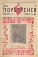 PATTERSON, FLOYD-JOEY MAXIM OFFICIAL PROGRAM (1954)