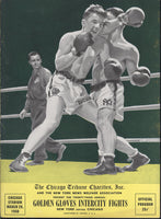 1950 GOLDEN GLOVES INTERCITY OFFICIAL PROGRAM (1950-HAROLD JOHNSON, RALPH "TIGER" JONES)