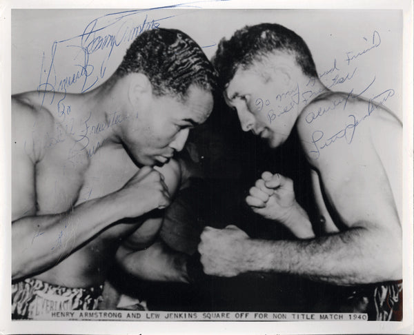 ARMSTRONG, HENRY & LEW JENKINS SIGNED PHOTO
