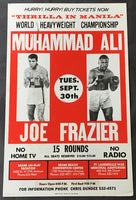 ALI, MUHAMMAD-JOE FRAZIER III CLOSED CIRCUIT POSTER (1975)