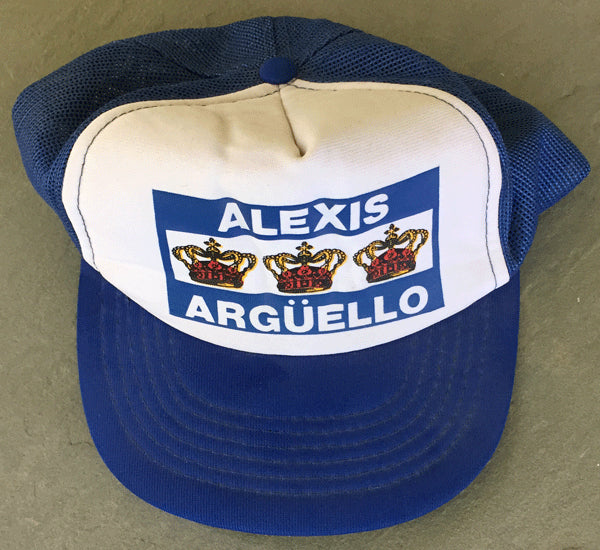 ARGUELLO, ALEXIS THREE TIME CHAMPION SOUVENIR CAP