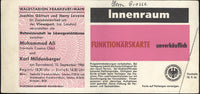 ALI, MUHAMMAD-KARL MILDENBERGER FULL TICKET (1966-PSA/DNA)