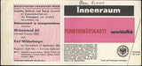 ALI, MUHAMMAD-KARL MILDENBERGER FULL TICKET (1966-PSA/DNA)