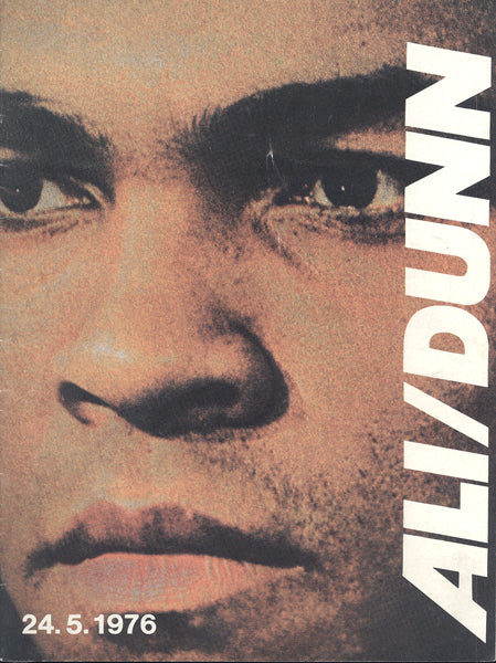 ALI, MUHAMMAD-RICHARD DUNN OFFICIAL PROGRAM (1976)