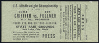 GRIFFITH, EMILE-DON FULLMER FULL TICKET (1965)