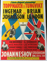 JOHANSSON, INGEMAR-BRIAN LONDON ON SITE POSTER (1963)