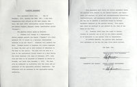 FOREMAN, GEORGE SIGNED CONTRACT (FOR PROPOSED FIGHT WITH JOE BUGNER-1977)