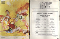 BONAVENA, OSCAR-GEORGE CHUVALO OFFICIAL PROGRAM (1966)