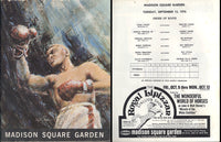 PATTERSON, FLOYD-CHARLEY GREEN OFFICIAL PROGRAM (1970)