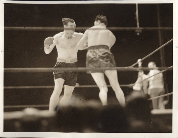 SCHMELING, MAX-JACK SHARKEY WIRE PHOTO (1932)