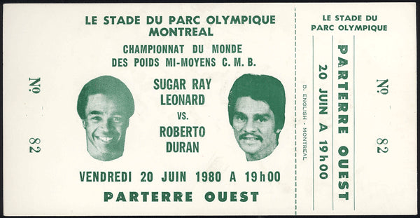 LEONARD, SUGAR RAY-ROBERTO DURAN I FULL PASS (1980)