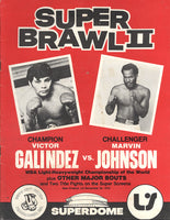 GALINDEZ, VICTOR-MARVIN JOHNSON OFFICIAL PROGRAM (1979)