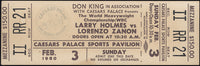 HOLMES, LARRY-LORENZON ZANON FULL TICKET (1980)