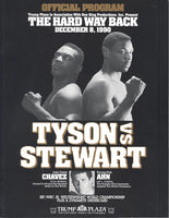 TYSON, MIKE-ALEX STEWART & CHAVEZ-AHN OFFICIAL PROGRAM (1990)