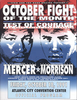 MERCER, RAY-TOMMY MORRISON OFFICIAL PROGRAM (1991)
