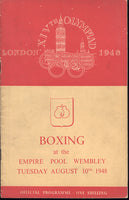 1948 OLYMPIC BOXING PROGRAM (PAPP, PEREZ)