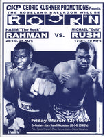 RAHMAN, HASIM-MICHAEL RUSH OFFICIAL PROGRAM (1999)