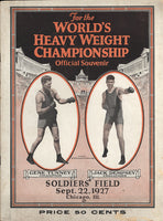 DEMPSEY, JACK-GENE TUNNEY II OFFICIAL PROGRAM (1927)